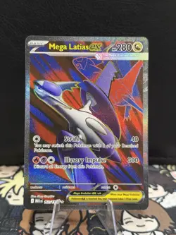 Pokemon TCG: ME01 Mega Evolution - Mega Latias ex UR 163/132 - NM+ - Image 1