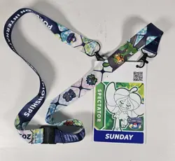 Pokemon EUIC International Championships 2025 Spectator Lanyard Sunday pass - Image 1