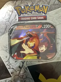Pokemon TCG 25th Anniversary Celebrations Booster Pack Tin Charizard V Sealed - Image 2