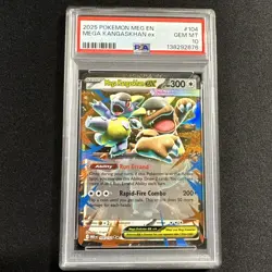 PSA 10 - Mega Kangaskhan ex 104/132 Double Rare Pokemon Mega Evolution Base Set - Image 1