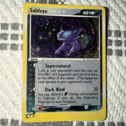 2003 Sableye Holo Rare Sandstorm 10/100 VLP Vintage Pokemon TCG E reader - Image 1