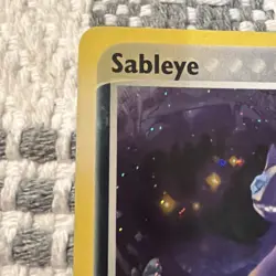 2003 Sableye Holo Rare Sandstorm 10/100 VLP Vintage Pokemon TCG E reader - Image 2