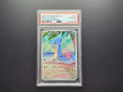 2025 POKEMON DRI EN-DESTINED RIVALS ILLUSTRATION RARE #194 MISTY'S LAPRAS PSA 10 - Image 1