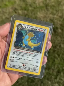 Pokemon TCG Dark Dragonite Team Rocket 5/82 Unlimited Holo Rare 70 HP - Image 2