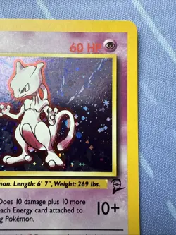 Mewtwo HOLO 10/130 Base Set 2 VINTAGE 2000 Pokemon - Image 5