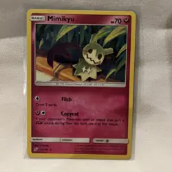 Pokemon TCG Mimikyu 112/181 SM Team Up Regular Rare NM VLP - Image 1