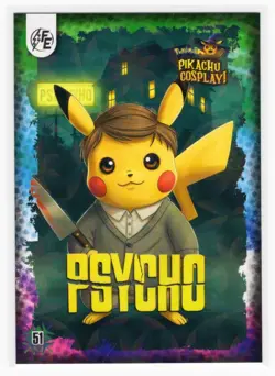 Psycho (Pikachu) #51 - STAR Holo - Electric Pikachu Cosplay - Pokemon - Image 1