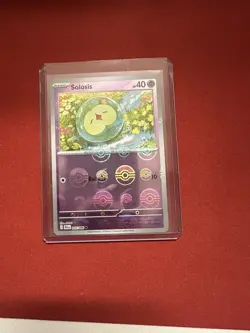 Pokemon TCG Black Bolt Pokeball Solosis Holo Foil 037/086 Near Mint - Image 1