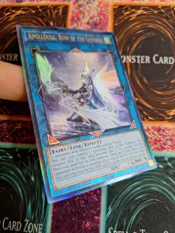 Yu-Gi-Oh! Apollousa, Bow of the Goddess RA02-EN040 Ultimate Rare 1st Edition NM - Image 2