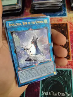 Yu-Gi-Oh! Apollousa, Bow of the Goddess RA02-EN040 Ultimate Rare 1st Edition NM - Image 3