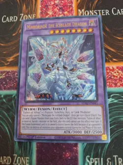 Yugioh Mirrorjade the Iceblade Dragon SDAZ-EN041 Ultra Rare 1st Edition NM - Image 1
