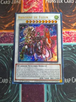 Yu-Gi-Oh! TCG Baronne de Fleur RA01-EN034 Ultra Rare 1st Edition Near Mint - Image 1