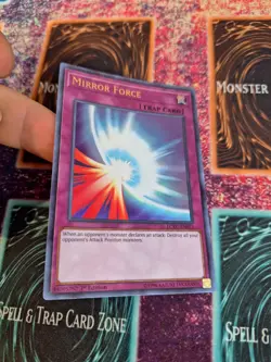 Yu-Gi-Oh! Mirror Force LCKC-EN053 Ultra Rare 1st Edition Near Mint - Image 2