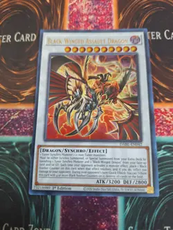 Yu-Gi-Oh! Black-Winged Assault Dragon DABL-EN042 Ultra Rare 1st Edition NM - Image 1