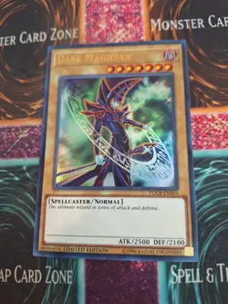 Yugioh Dark Magician YUCB-EN001 Ultra Rare Limited Near Mint - Image 1