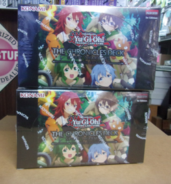 LOT OF (2) YU GI OH CHRONICLES DECK SPIRIT CHARMERS DECKS DISPLAY BOXES - Image 1