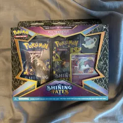Pokemon TCG Shining Fates Mad Party Pin Collection Polteageist Sealed Box 820650808685 - Image 1