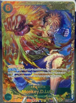 One Piece CCG - Monkey D Luffy SEC OP13-118 - Carrying on His Will - OP13 - Image 1
