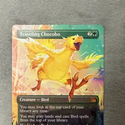 Traveling Chocobo M 0406 Borderless MTG Final Fantasy Regular NM - Image 4
