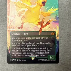 Traveling Chocobo M 0406 Borderless MTG Final Fantasy Regular NM - Image 5