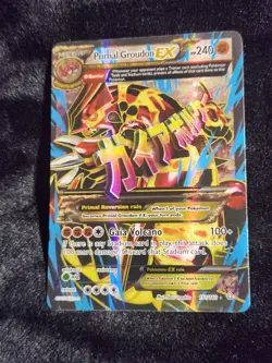 Pokemon XY Primal Clash Primal Groudon EX Full Art 151/160 NM - Image 1