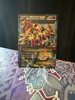 Pokemon TCG Primal Groudon EX Full Art 151/160 XY Primal Clash ENGLISH LP - Image 1