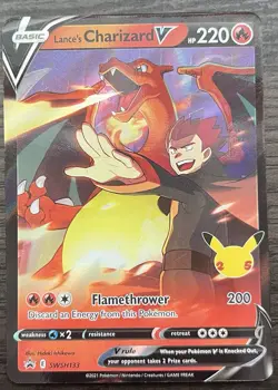 Lance's Charizard V SWSH133 Pokemon TCG Sword & Shield Promo Cards Holo MINT NM - Image 1