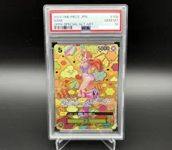 PSA 10 Nami SR-SPC OP08-106 Emperors in the New World ONE PIECE Card Japanese - Image 1