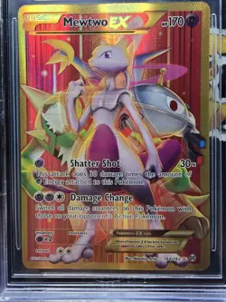 Mewtwo EX 164/162 Secret Rare XY Breakthrough 2015 Pokemon Card BGS 8.5 MINT! - Image 2