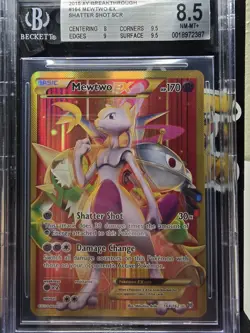 Mewtwo EX 164/162 Secret Rare XY Breakthrough 2015 Pokemon Card BGS 8.5 MINT! - Image 4