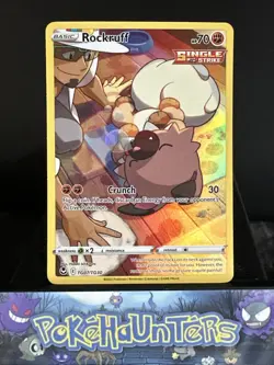 Pokemon Card Rockruff TG07/TG30 Silver Tempest Trainer Gallery Holo NM - Image 1