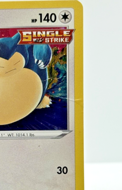 Snorlax Holo SWSH119 Black Star Promo Pokemon Card Played - Image 3