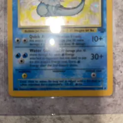 Pokemon TCG Vaporeon Holo Rare Card Jungle Set, #12/64, Vintage NM Condition - Image 4