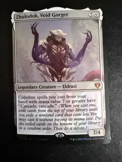 MTG - NM - FOIL - Zhulodok, Void Gorger - Commander Masters - Image 1