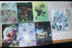 Pokemon Mixed Lot Of Art Boards & Magnets Non-tcg Raven, Za, & More See All Pics - Image 4