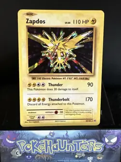 Pokemon Card Zapdos 42/108 XY Evolutions Holo Rare NM - Image 1