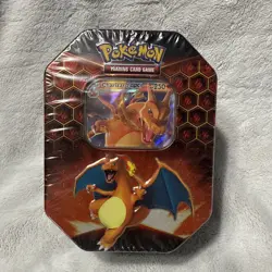 Pokemon Hidden Fates Tin - Charizard GX - Factory Sealed - Image 1