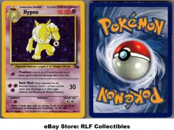 1999 Pokemon, Fossil, #8/62 Hypno, Holo Rare (c) - Image 1