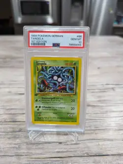 Pokemon 1999 Base set German 1st edition Tangela *GEM MINT PSA 10* - Image 1