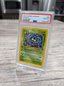 Pokemon 1999 Base set German 1st edition Tangela *GEM MINT PSA 10* - Image 2