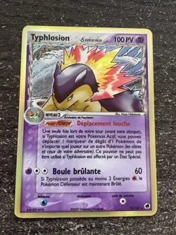 TYPHLOSION HOLO - POKEMON 12/101 EX ILE DES DRAGONS FR - Image 1