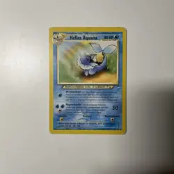 Helles Aquana Light Vaporeon 52/105 Neo Destiny Deutsch VG Pokemon - Image 1