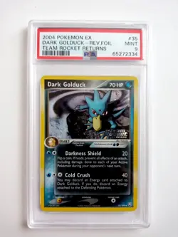 2004 DARK GOLDUCK #35/109 EX Team Rocket Returns Reverse Foil Pokemon - PSA 9 MT - Image 1