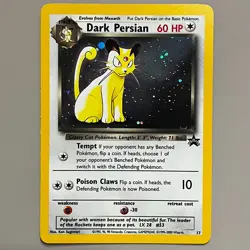 Dark Persian 17/53 Holo Wotc Black Star Promo Pokemon TCG LP - Image 1