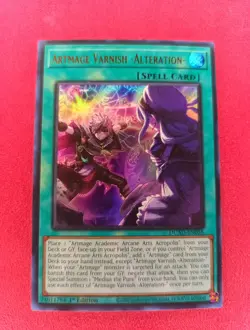Artmage Varnish -Alteration- Ultra Rare DUAD-EN058 Duelist's Advance NM YuGiOh - Image 1