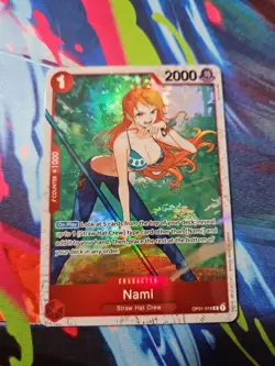 Nami - OP01-016 - Rare - ST10 Alt Art - English - Near Mint - One Piece CCG - Image 1
