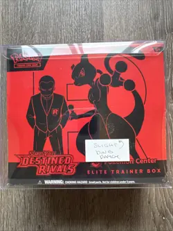 Destined Rivals Pokemon Center ETB Scarlet and Violet TCG Factory Sealed New - Image 1