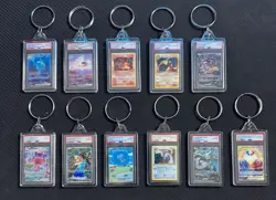 Pokemon Mini Slab Keychains PSA 10 Free Shipping over 50 to choose from! - Image 2