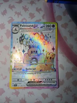 Pokemon TCG Palossand EX Surging Sparks Holo Ultra Rare Card 221/191 - Image 1