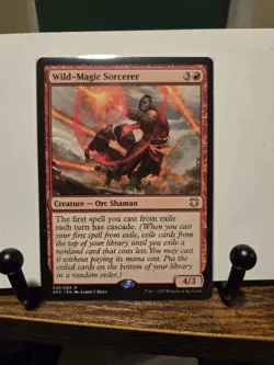 MTG English Wild-Magic Sorcerer NM Normal Commander 2021 Forgotten Realms - Image 1